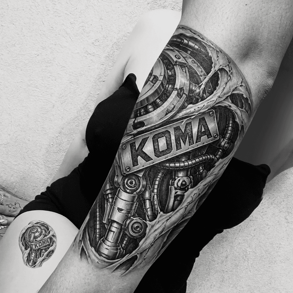 Тату эскиз: Tryon: forearm