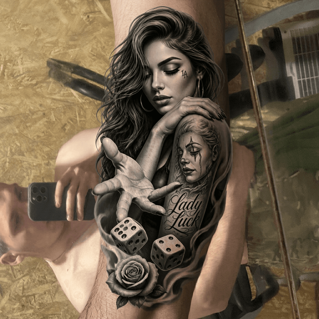 Тату эскиз: Tryon: forearm