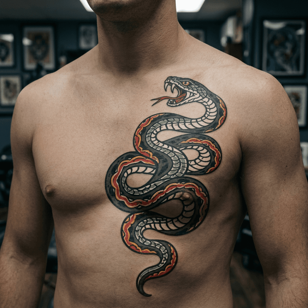 Тату эскиз: Tryon: chest