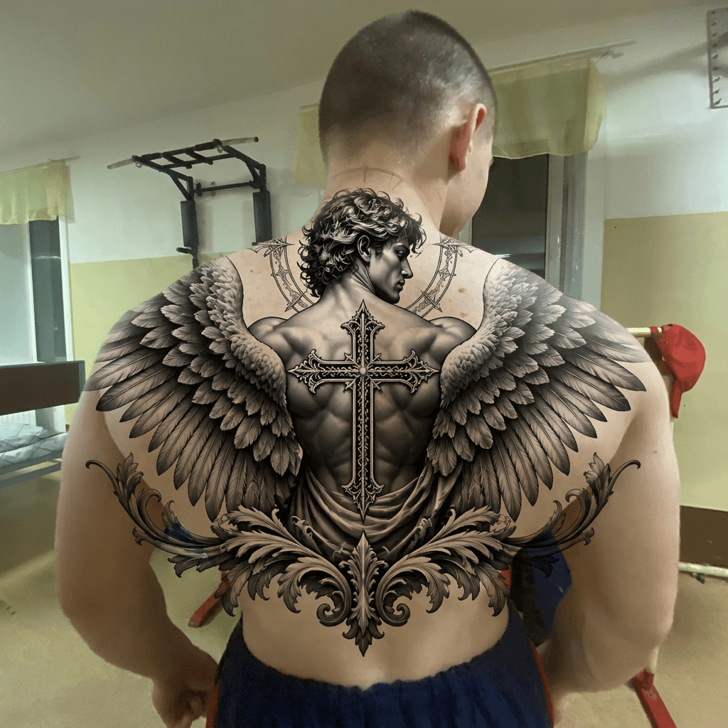 Тату эскиз: Tryon: back