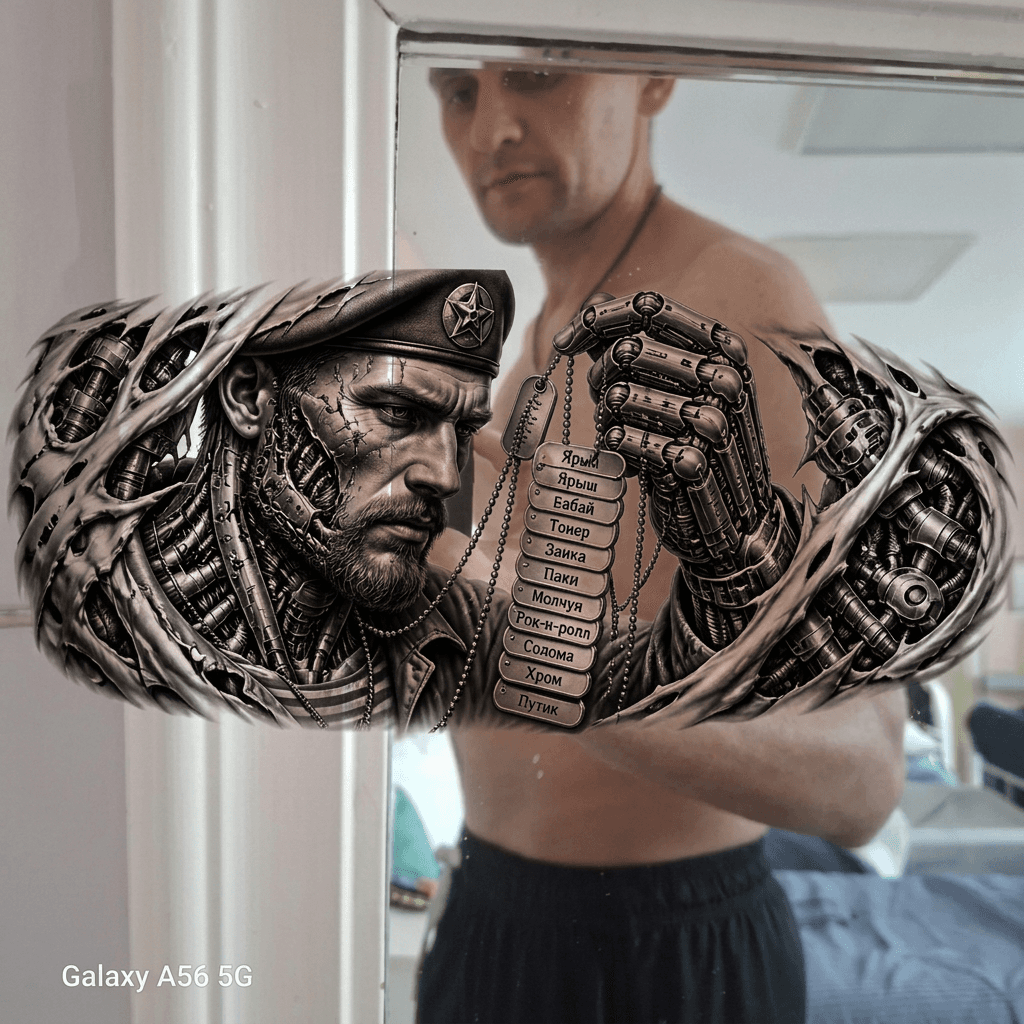 Тату эскиз: Tryon: forearm