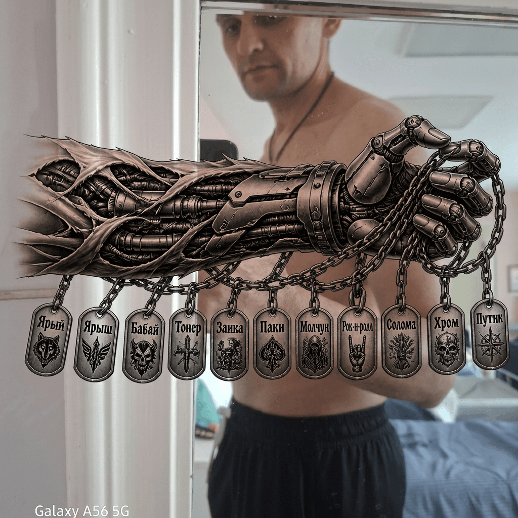 Тату эскиз: Tryon: forearm