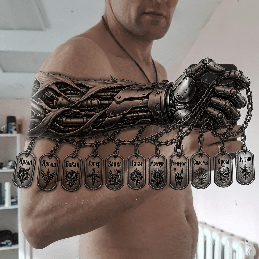 Тату эскиз: Tryon: shoulder