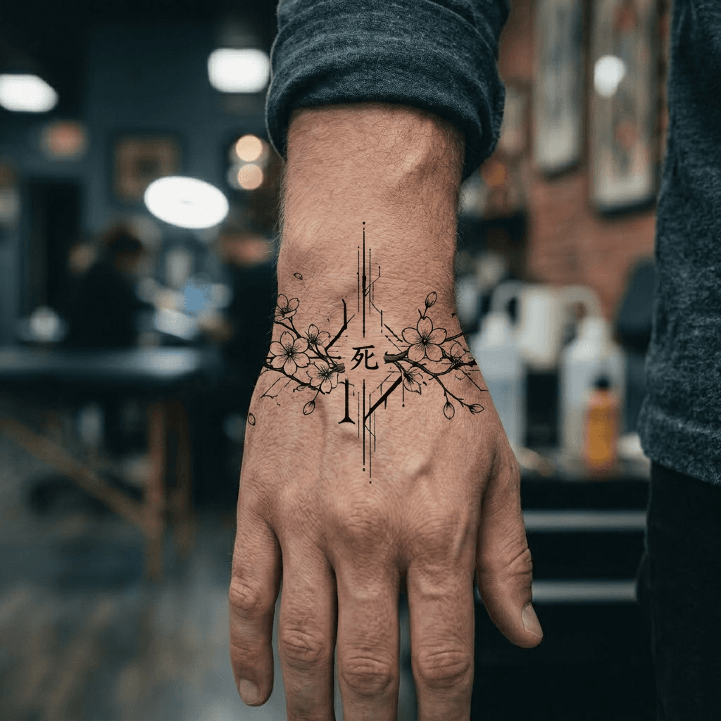 Тату эскиз: Tryon: wrist