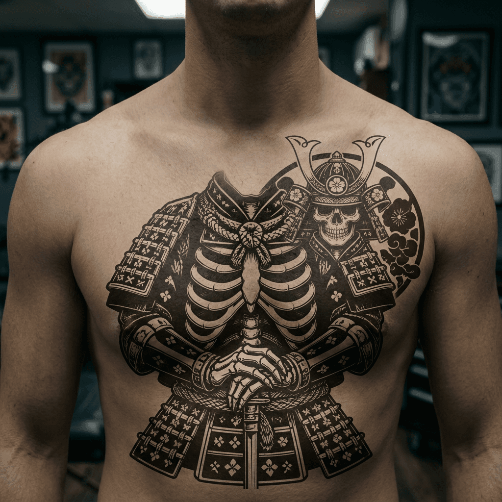 Тату эскиз: Tryon: chest