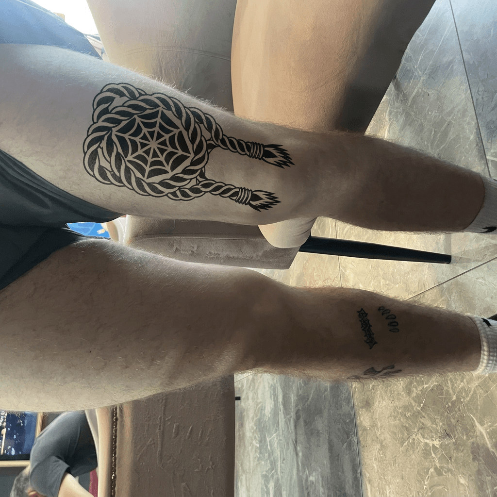 Тату эскиз: Tryon: thigh