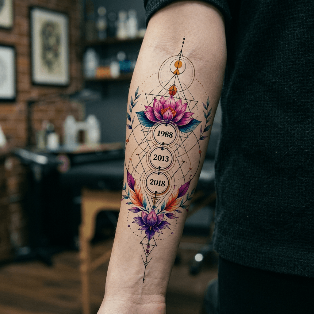 Тату эскиз: Tryon: forearm