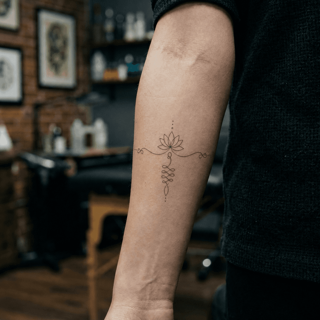 Тату эскиз: Tryon: forearm