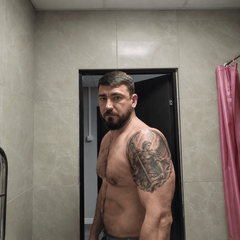 Тату эскиз: Tryon: shoulder