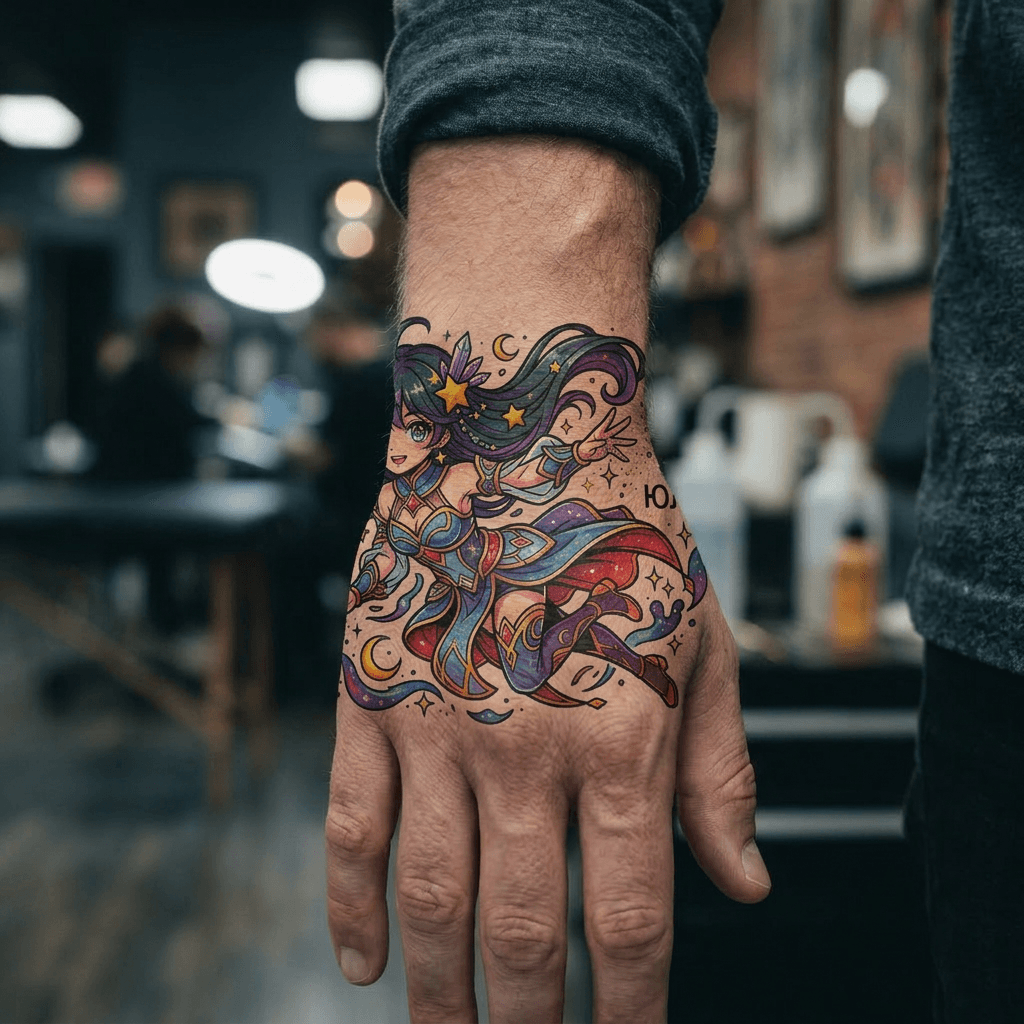 Тату эскиз: Tryon: wrist