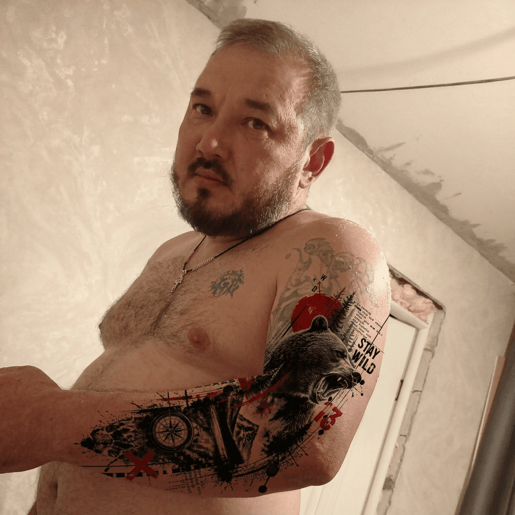 Тату эскиз: Tryon: forearm