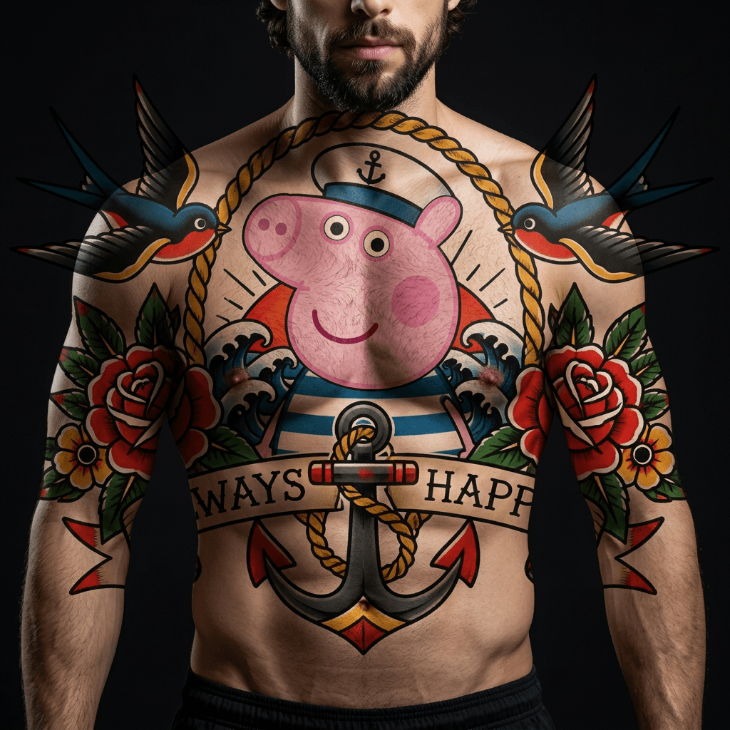 Тату эскиз: Tryon: chest