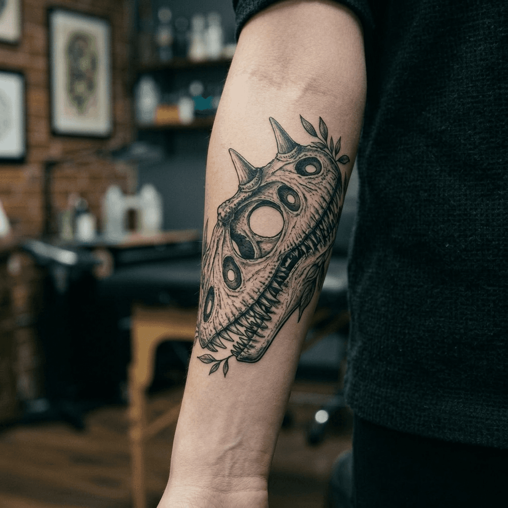 Тату эскиз: Tryon: forearm