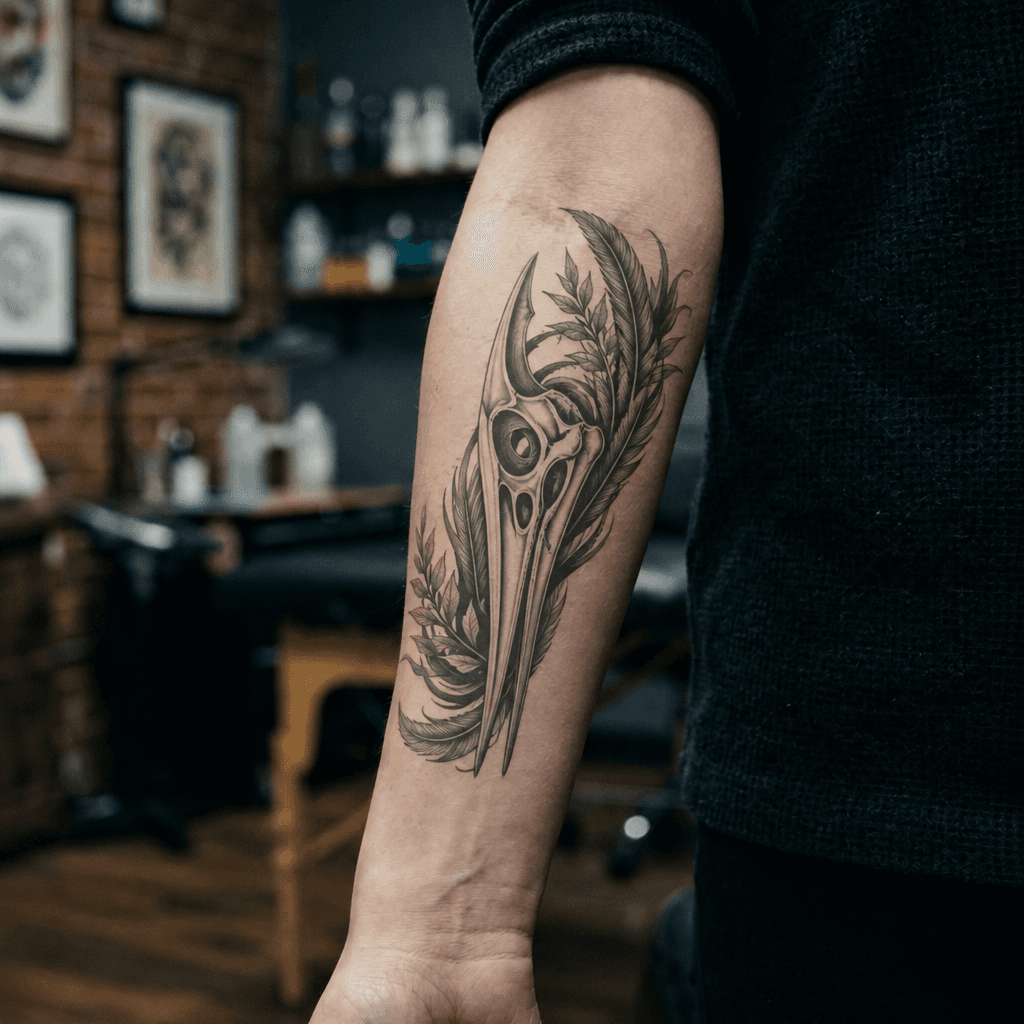 Тату эскиз: Tryon: forearm