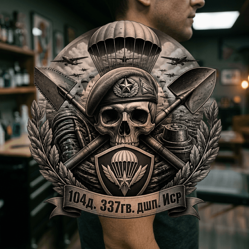 Тату эскиз: Tryon: shoulder