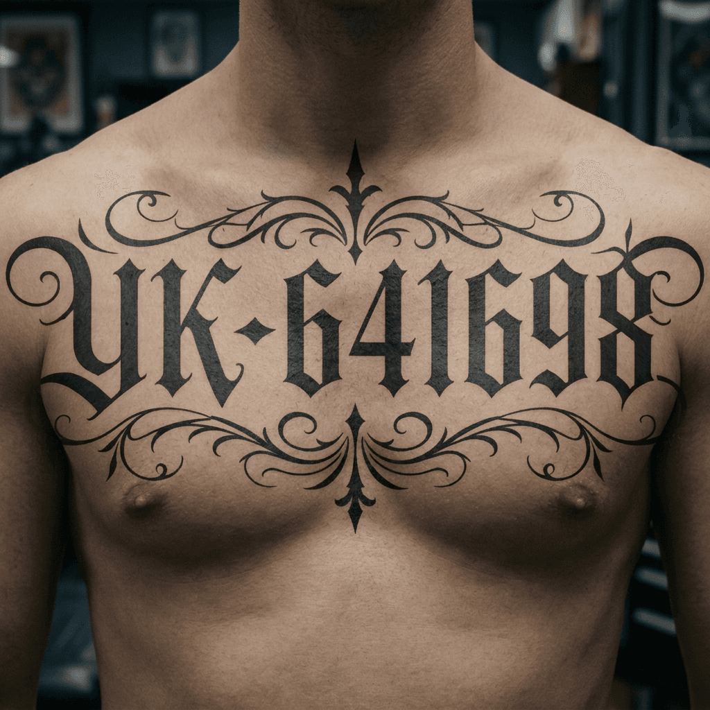 Тату эскиз: Tryon: chest