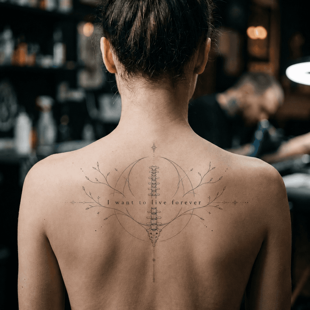 Тату эскиз: Tryon: back