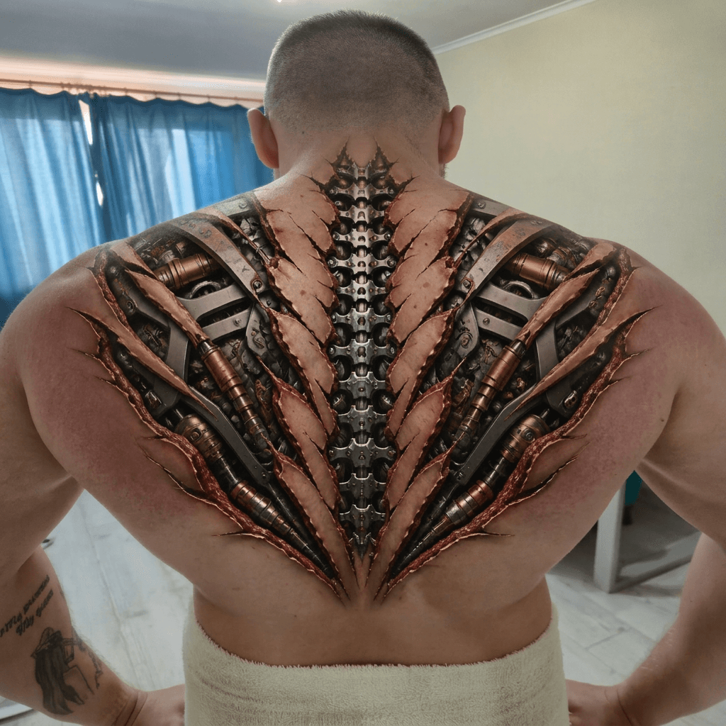 Тату эскиз: Tryon: back