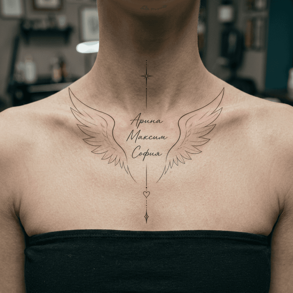 Тату эскиз: Tryon: chest