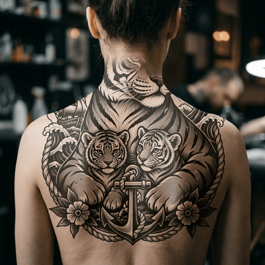Тату эскиз: Tryon: back