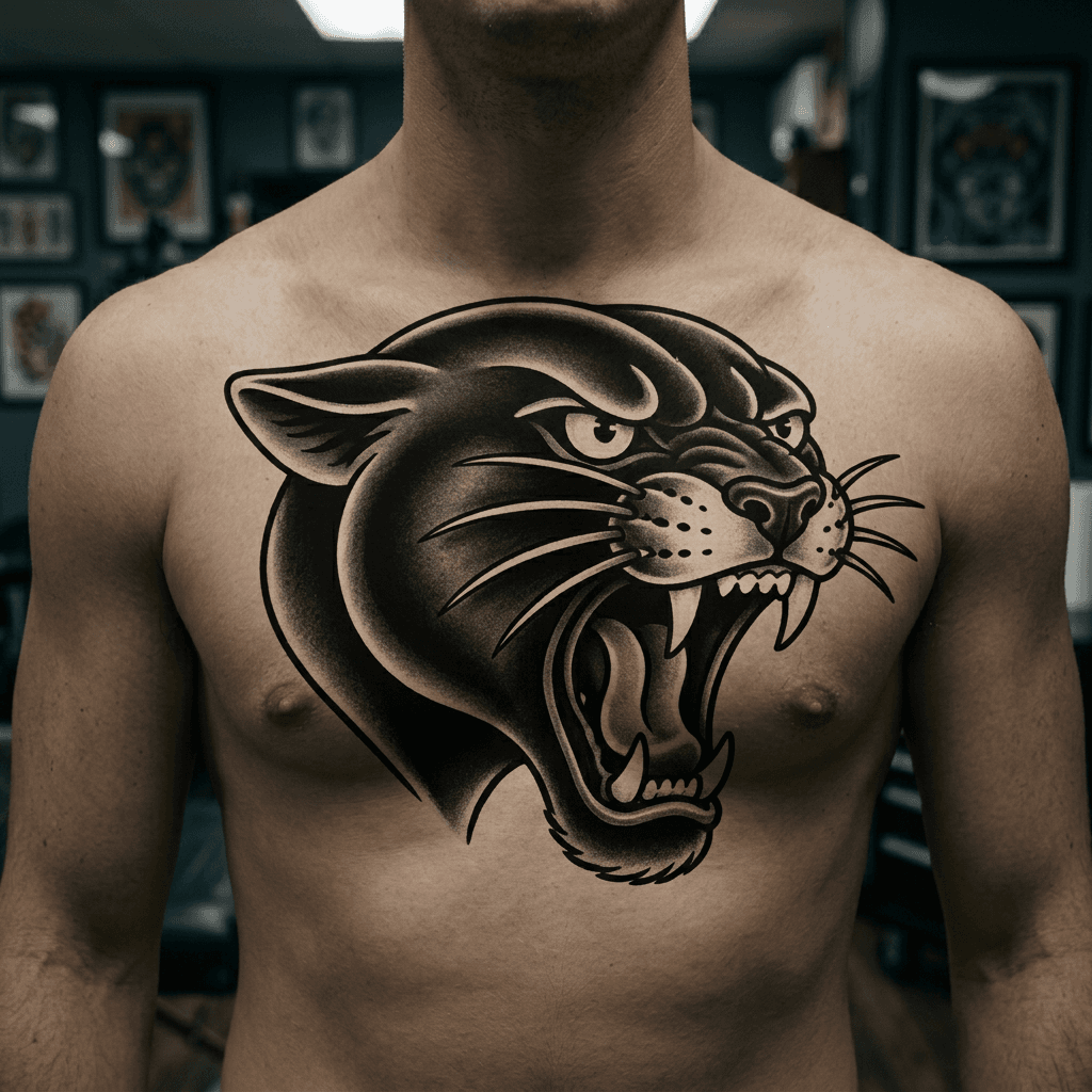 Тату эскиз: Tryon: chest