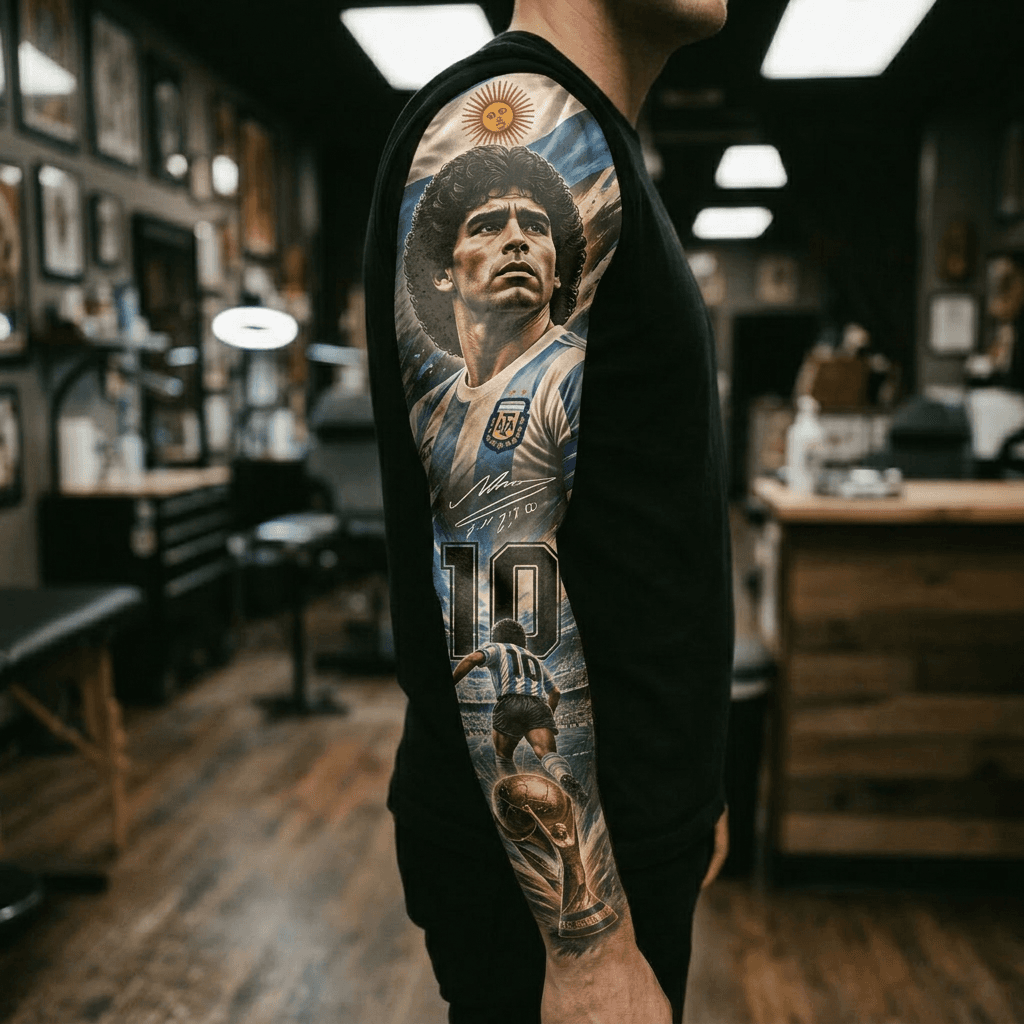 Тату эскиз: Tryon: sleeve