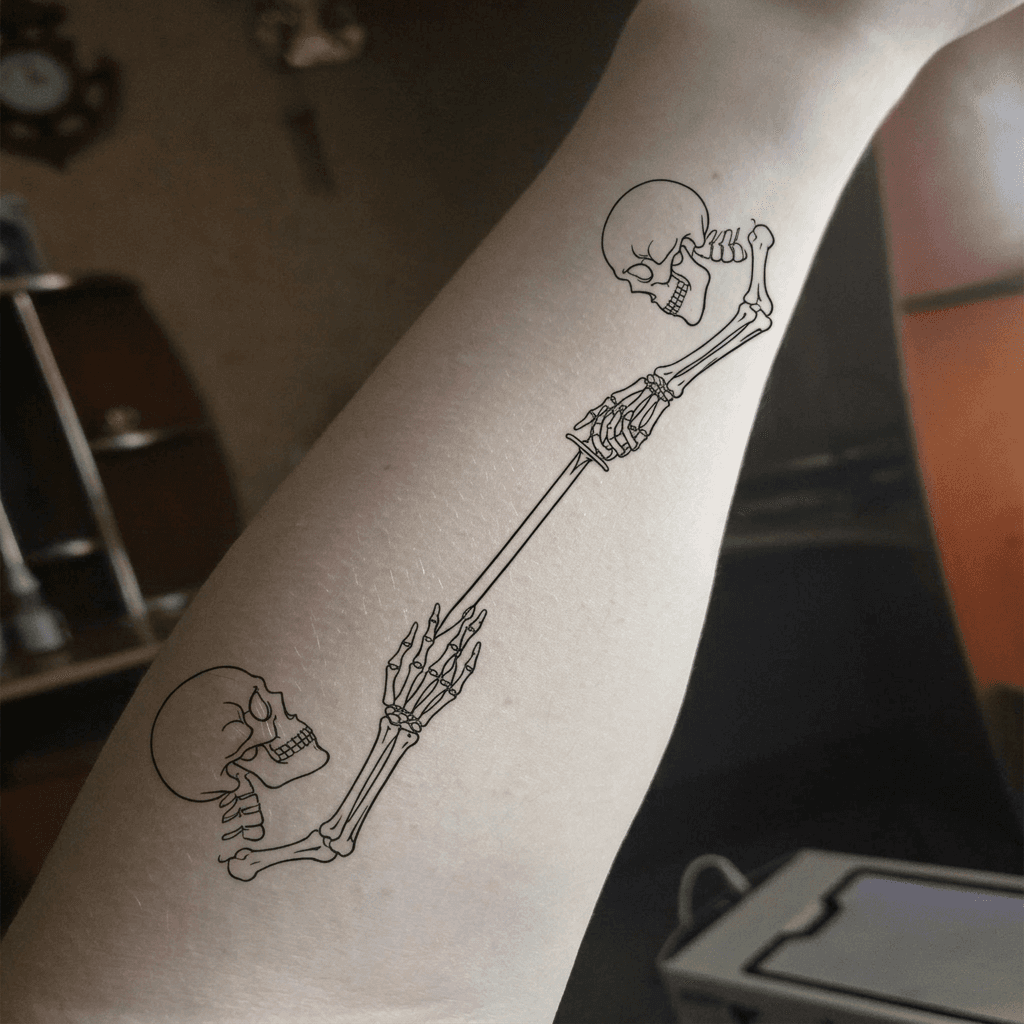 Тату эскиз: Tryon: forearm