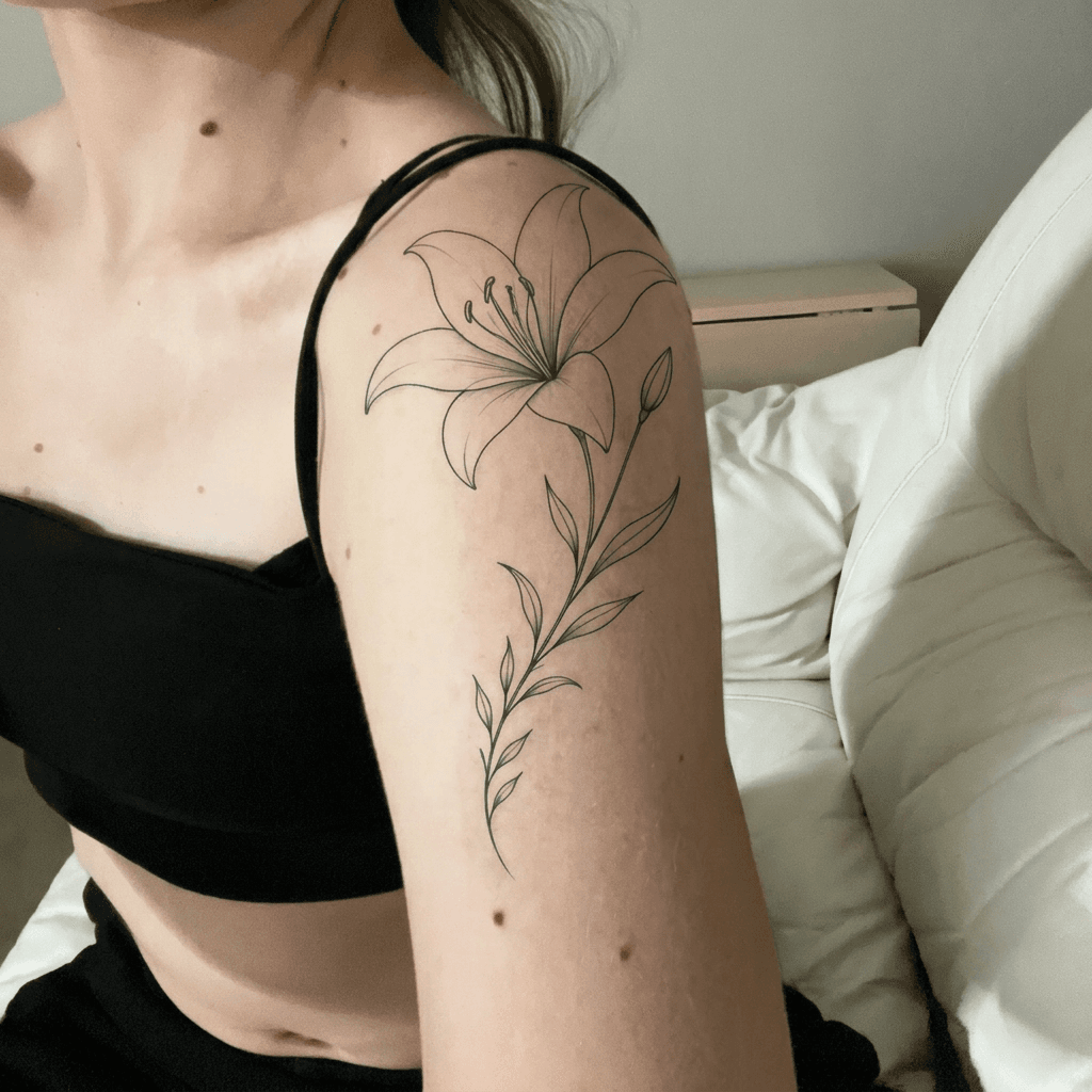 Тату эскиз: Tryon: shoulder