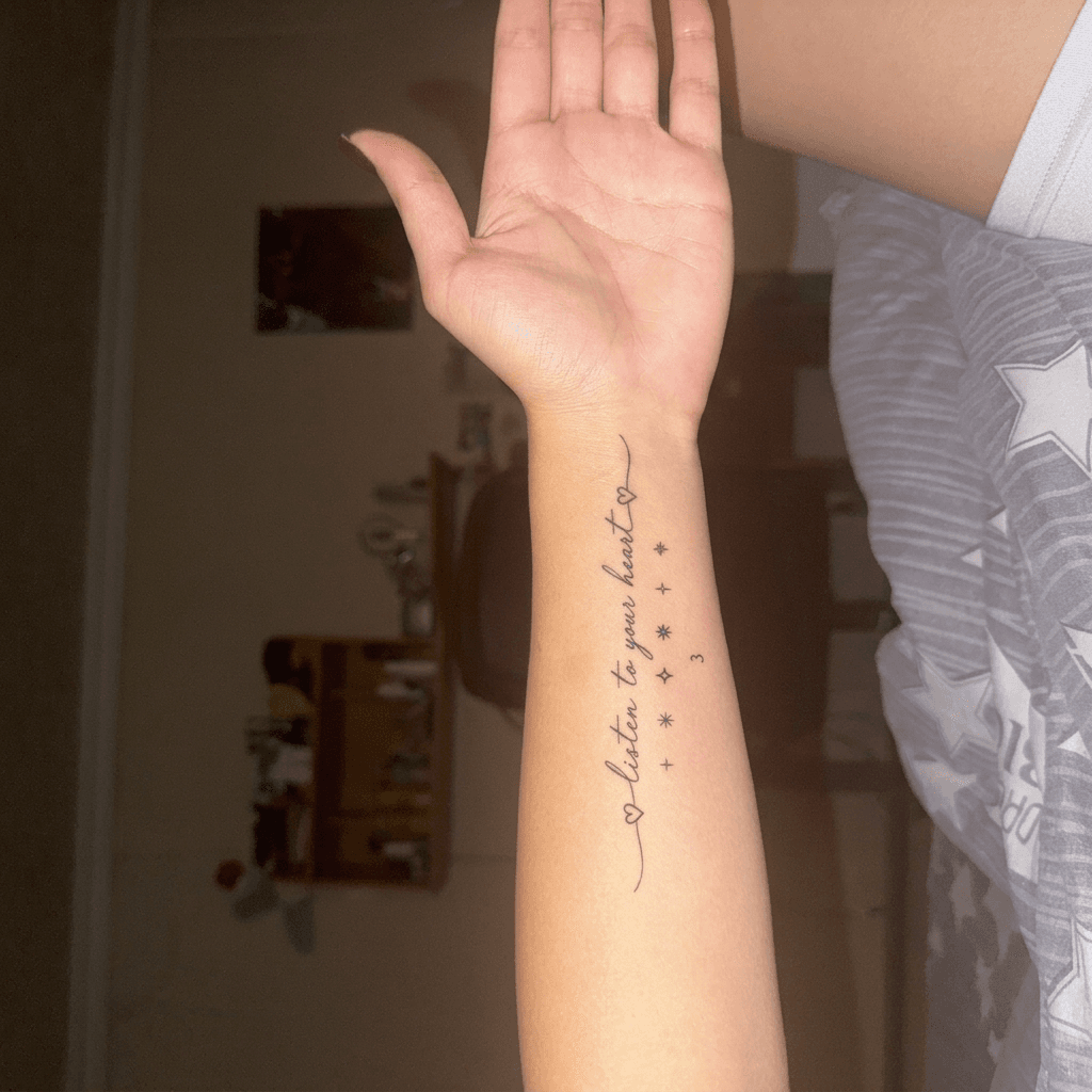 Тату эскиз: Tryon: forearm