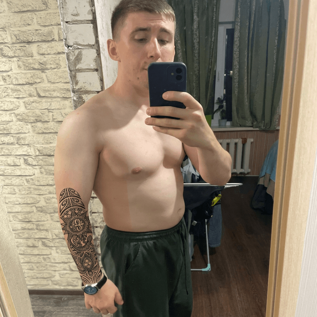 Тату эскиз: Tryon: forearm