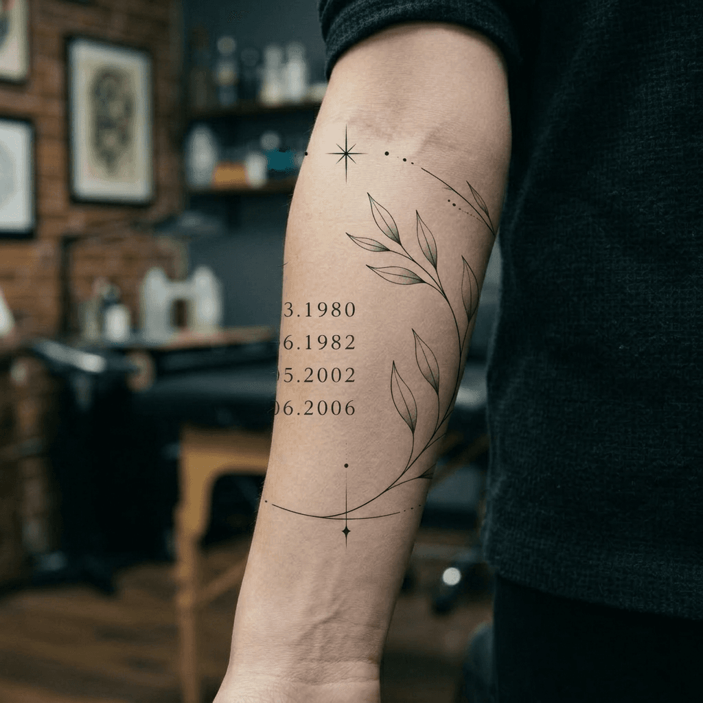 Тату эскиз: Tryon: forearm
