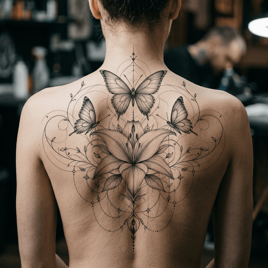 Тату эскиз: Tryon: back