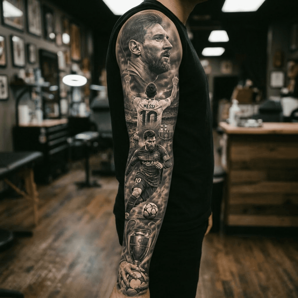 Тату эскиз: Tryon: sleeve