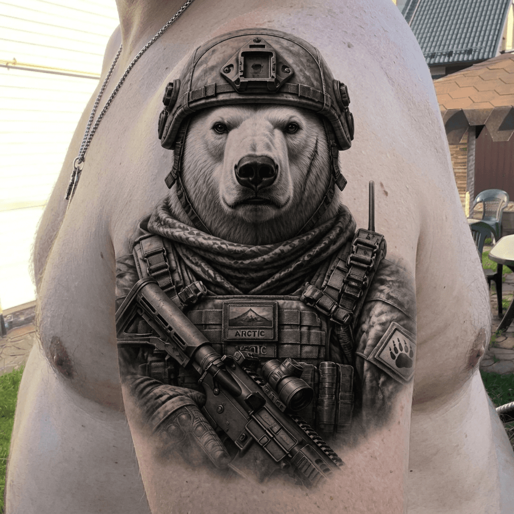 Тату эскиз: Tryon: chest
