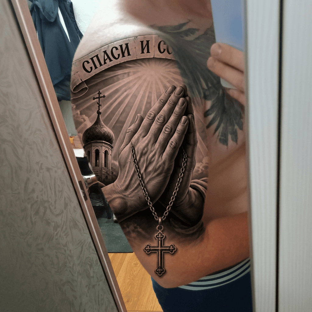 Тату эскиз: Tryon: shoulder