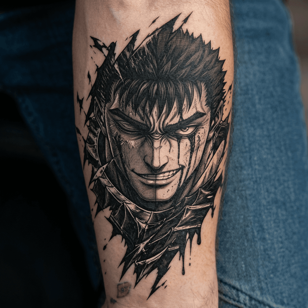 Тату эскиз: Tryon: forearm