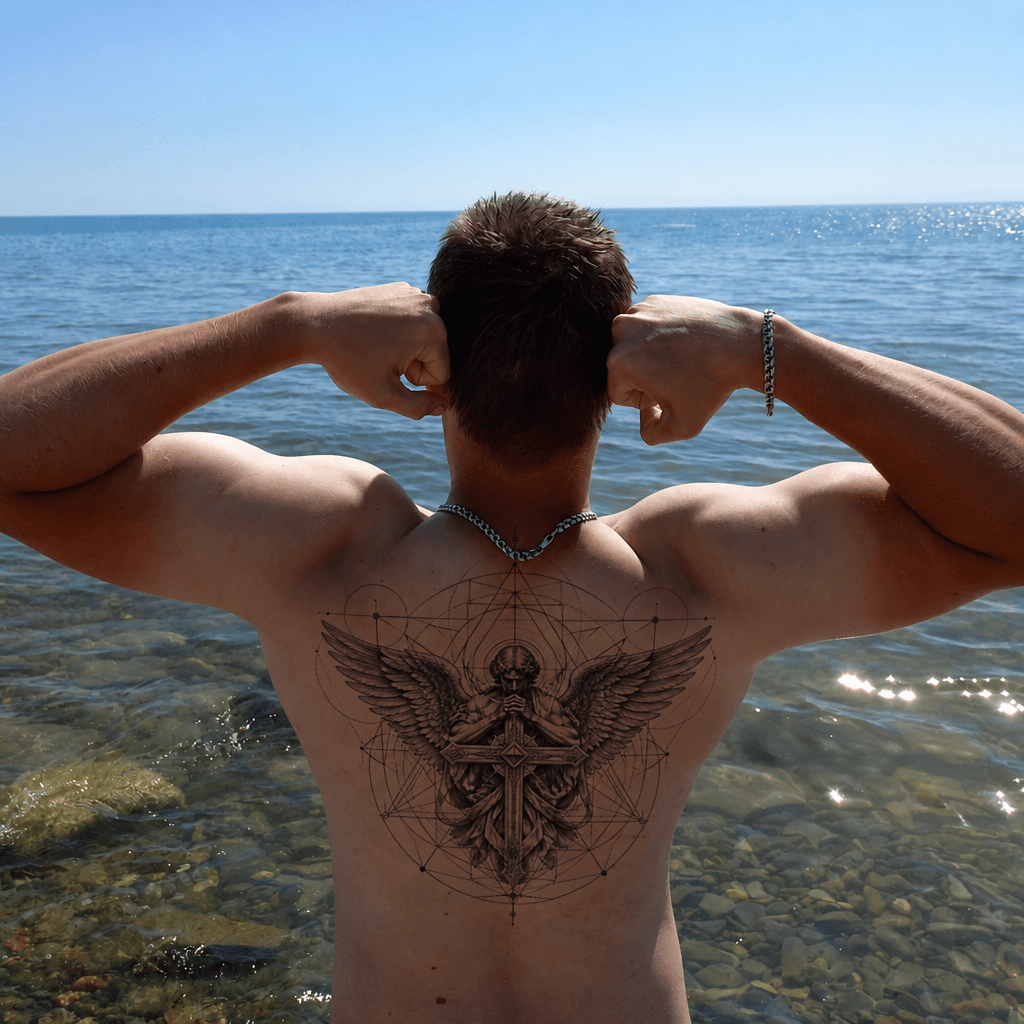 Тату эскиз: Tryon: back