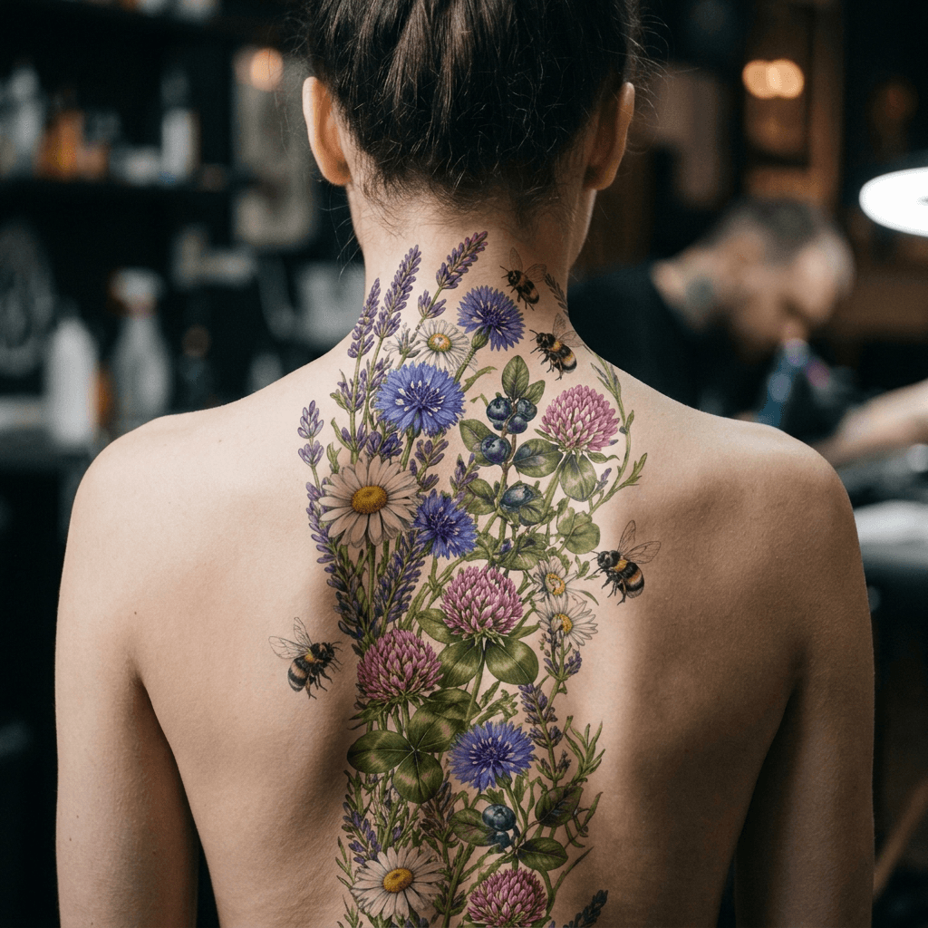 Тату эскиз: Tryon: back