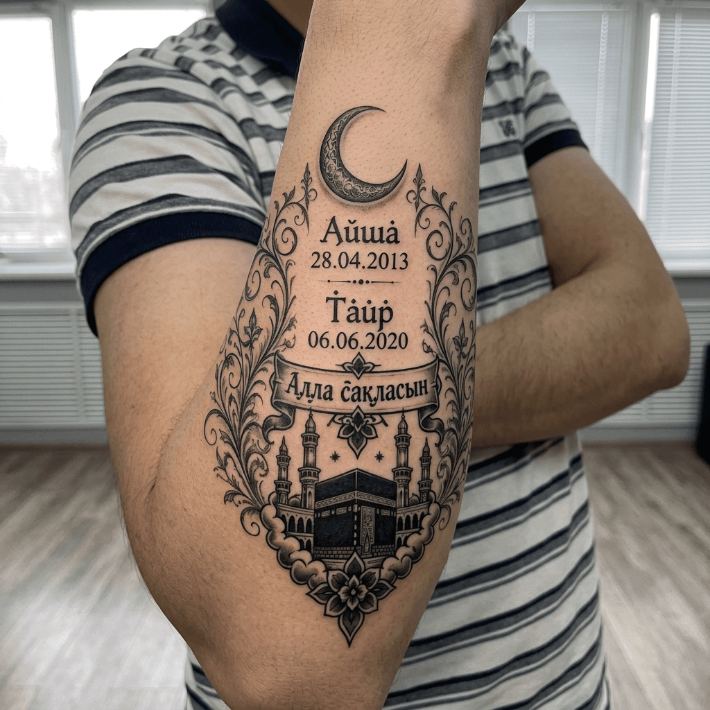 Тату эскиз: Tryon: forearm