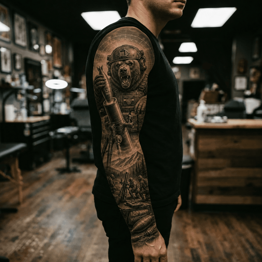 Тату эскиз: Tryon: sleeve