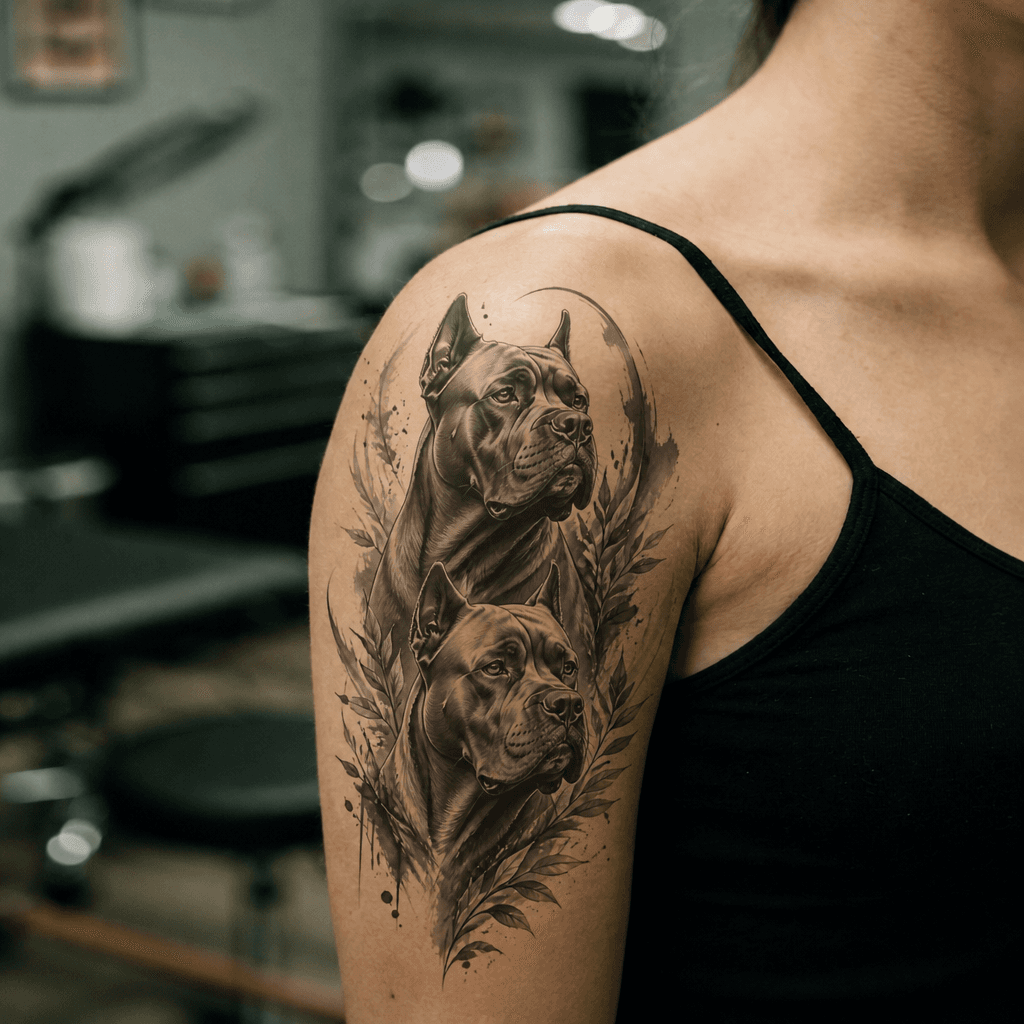 Тату эскиз: Tryon: shoulder