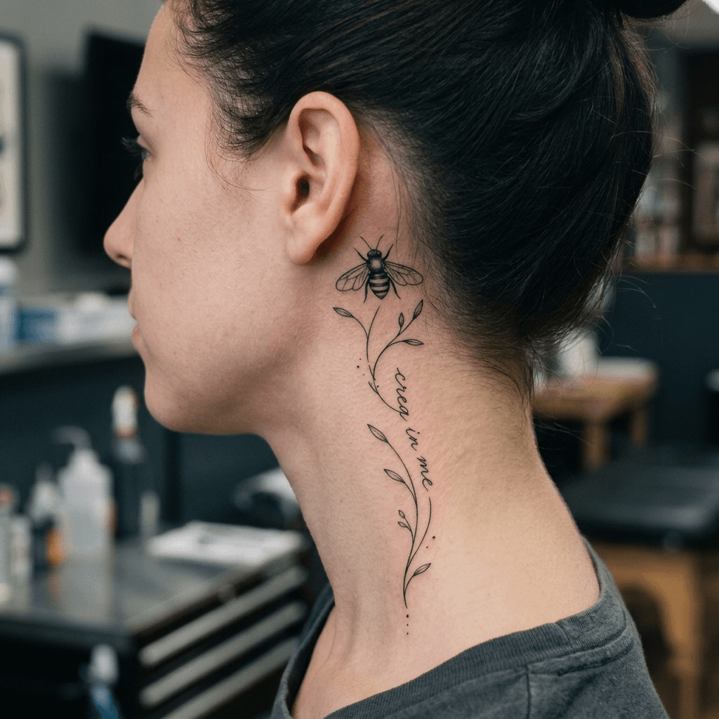 Тату эскиз: Tryon: neck