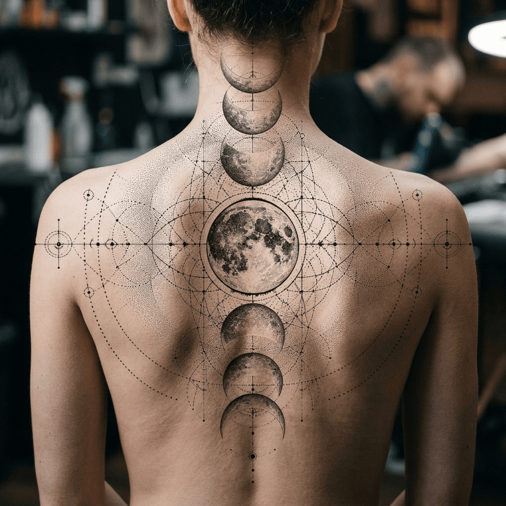 Тату эскиз: Tryon: back