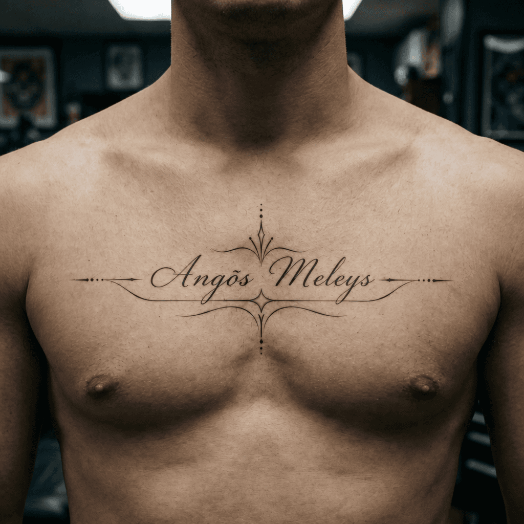 Тату эскиз: Tryon: chest