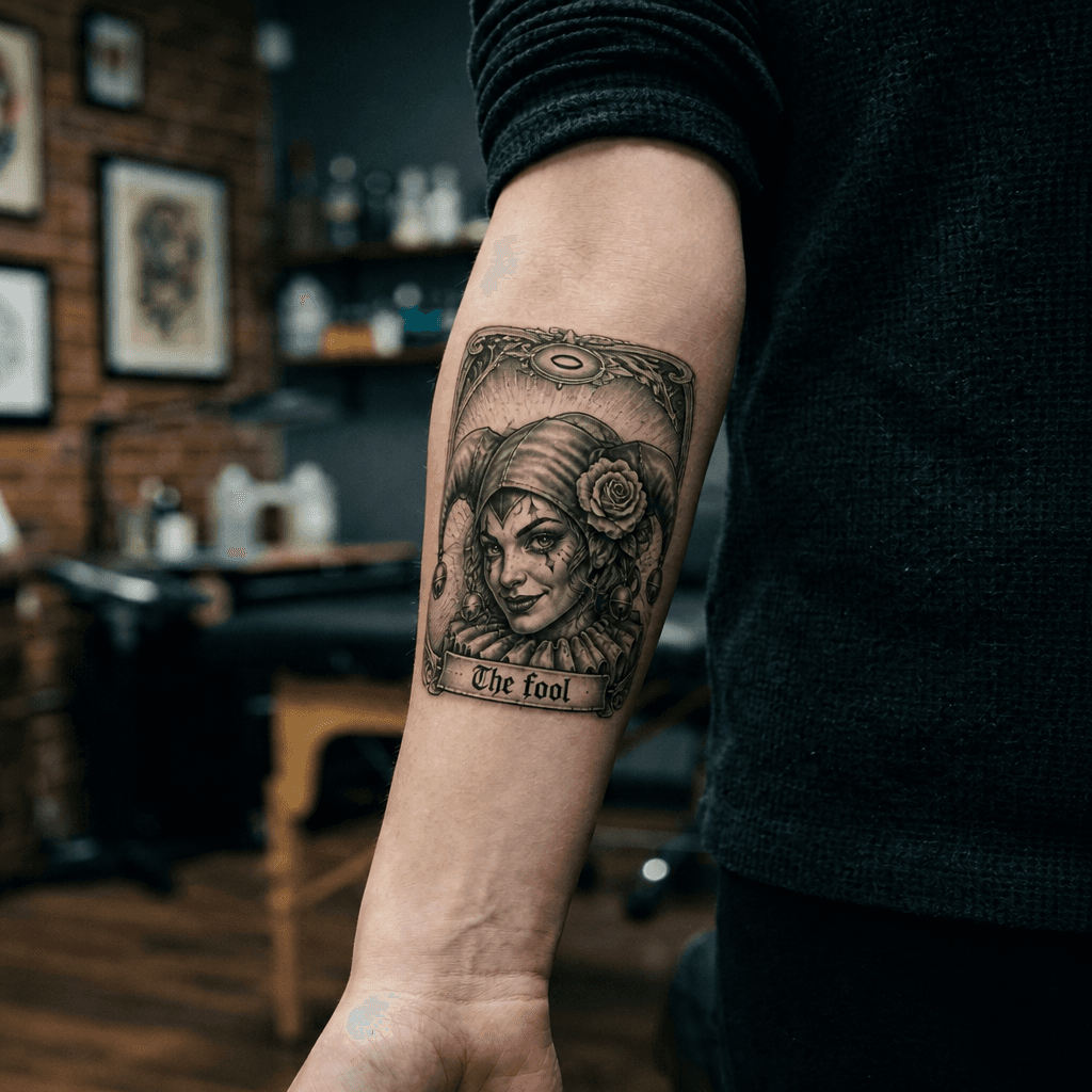 Тату эскиз: Tryon: forearm