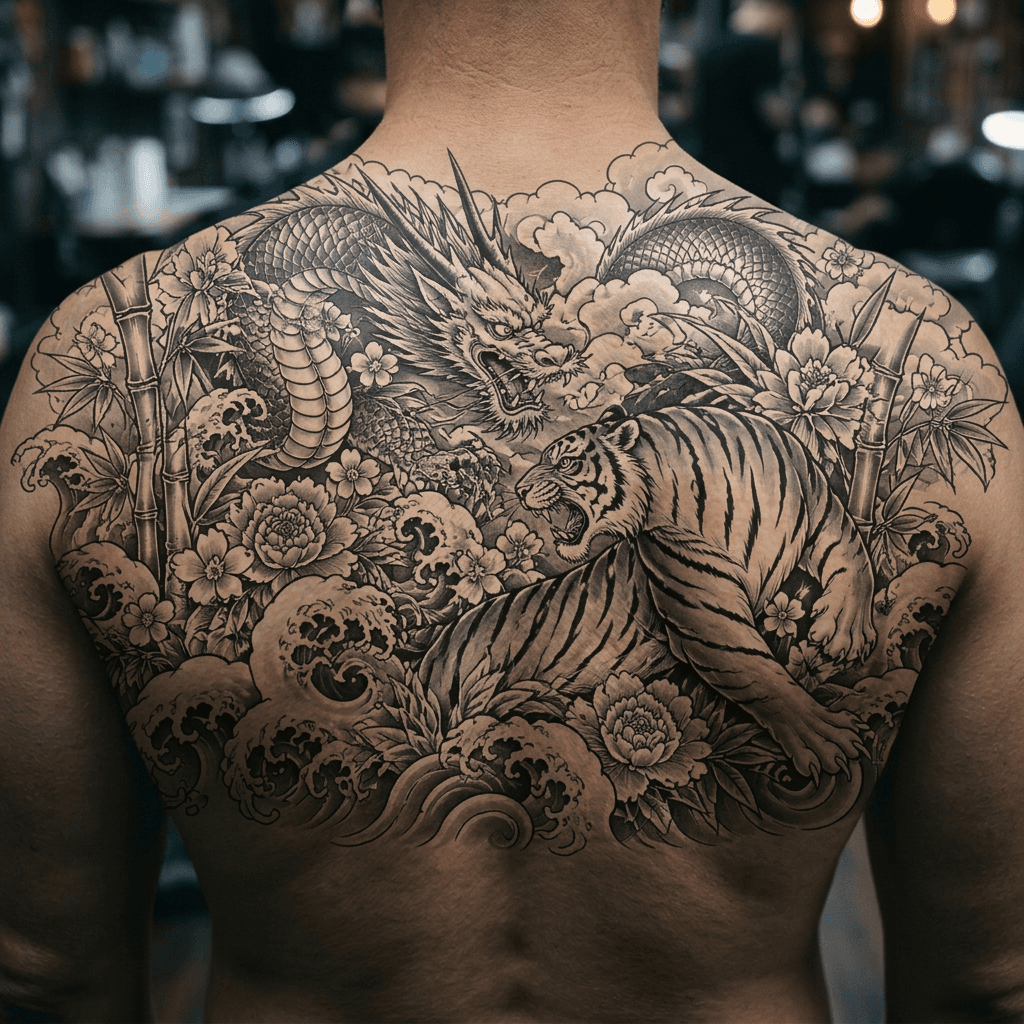 Тату эскиз: Tryon: back
