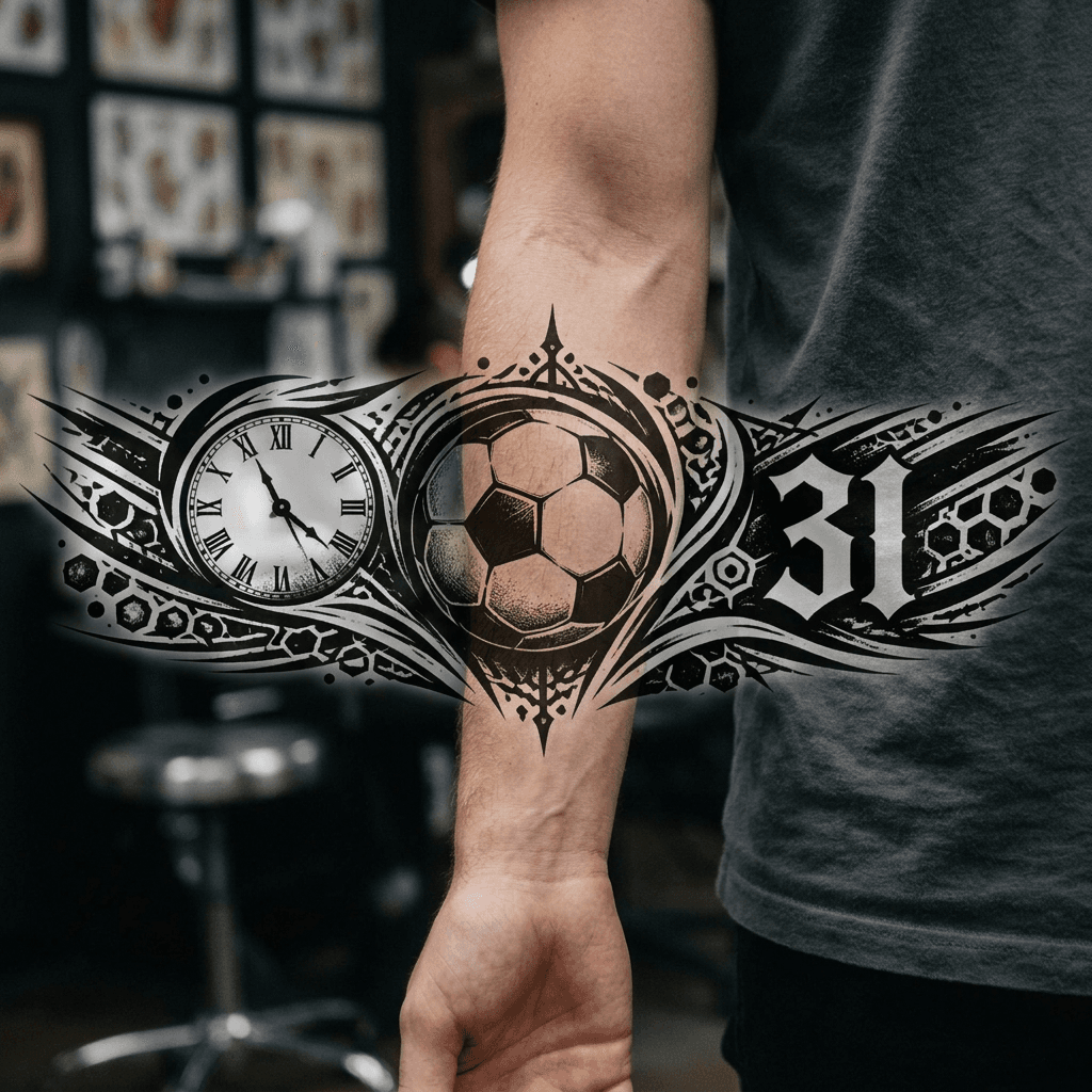 Тату эскиз: Tryon: forearm