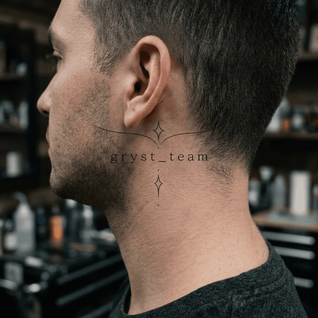 Тату эскиз: Tryon: neck