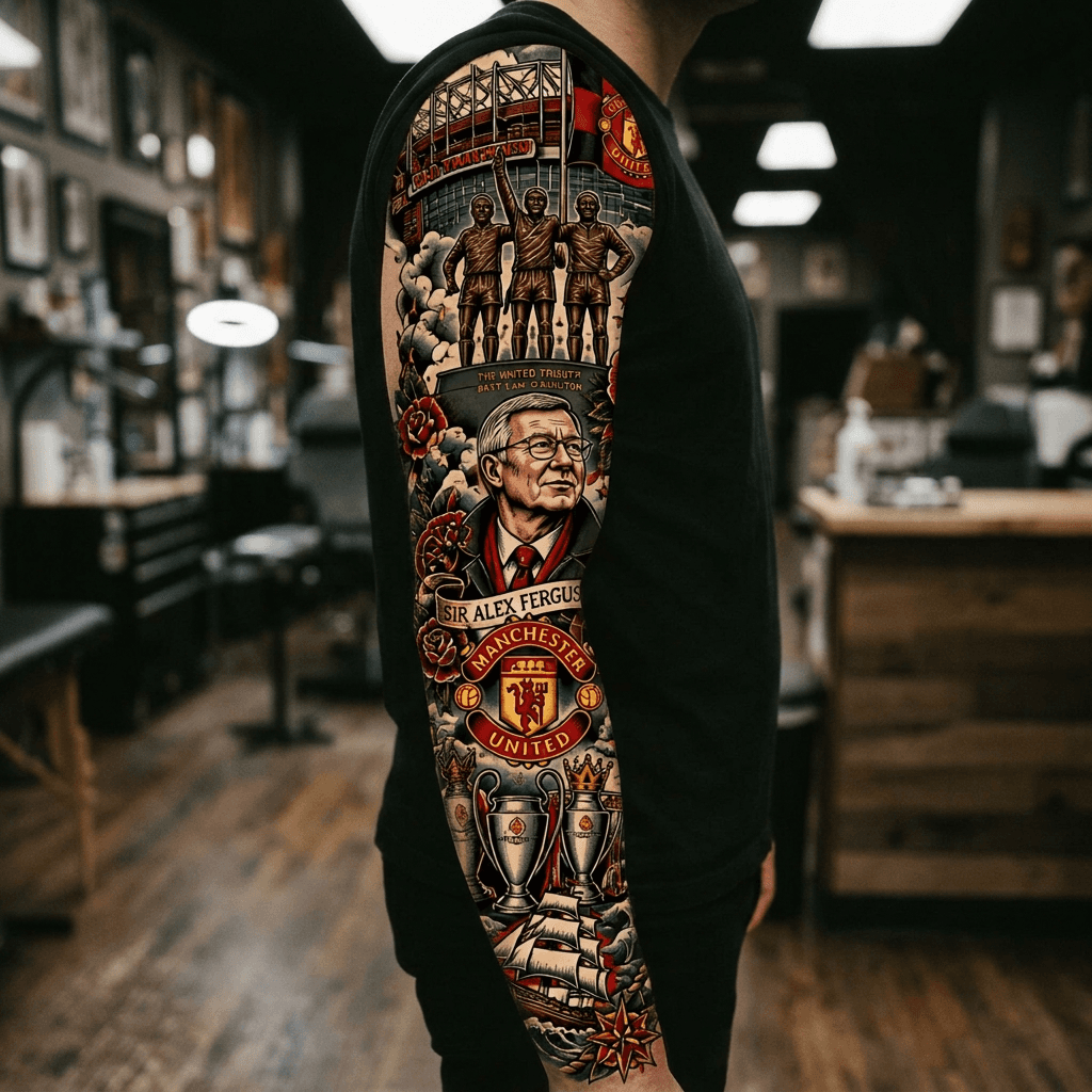 Тату эскиз: Tryon: sleeve