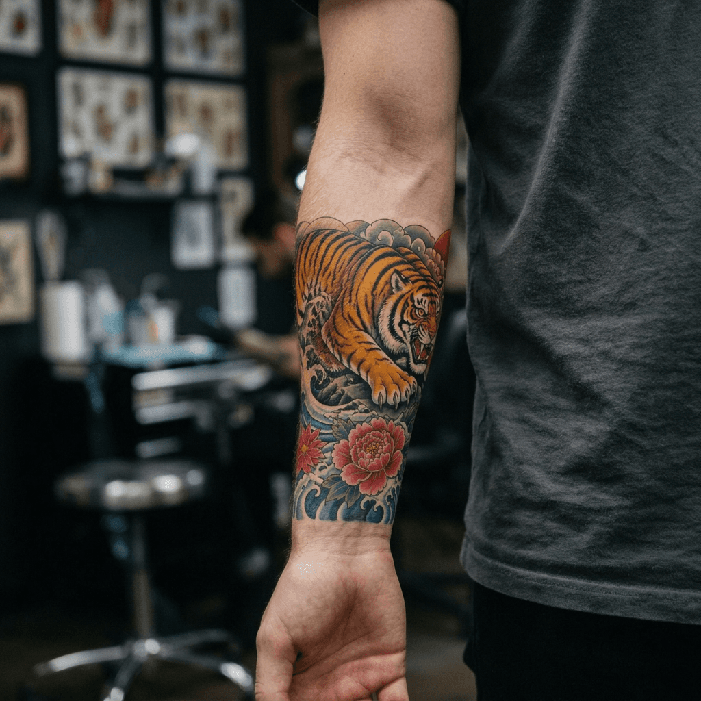 Тату эскиз: Tryon: forearm